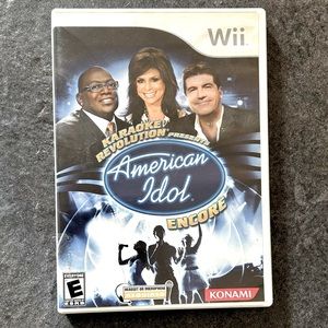 Wii Karaoke Revolution Presents: American Idol Encore, game disc with manual